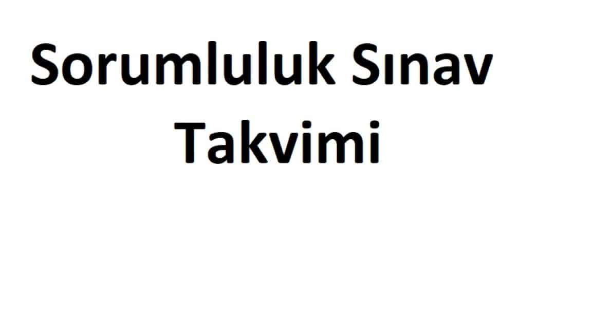 Sorumluluk Sınav 